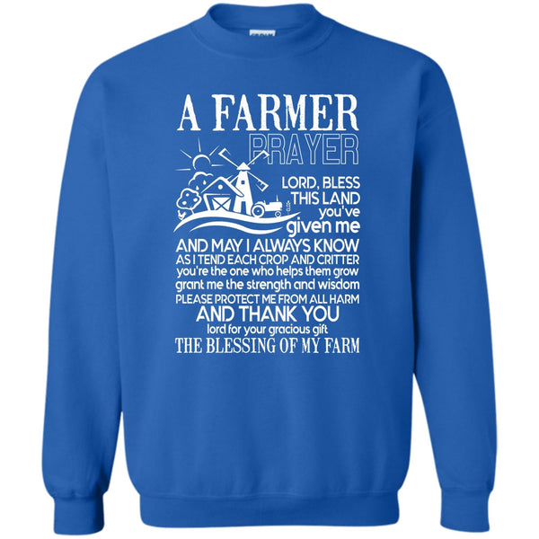 Coolest Farmer T Shirt, Gift For Farmer Prayer Sweatshirt