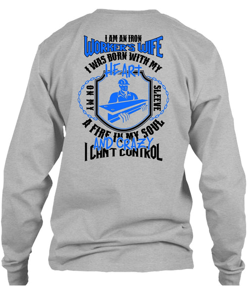 I Am An Ironworker's Wife T Shirt, I Love Ironworker T Shirt