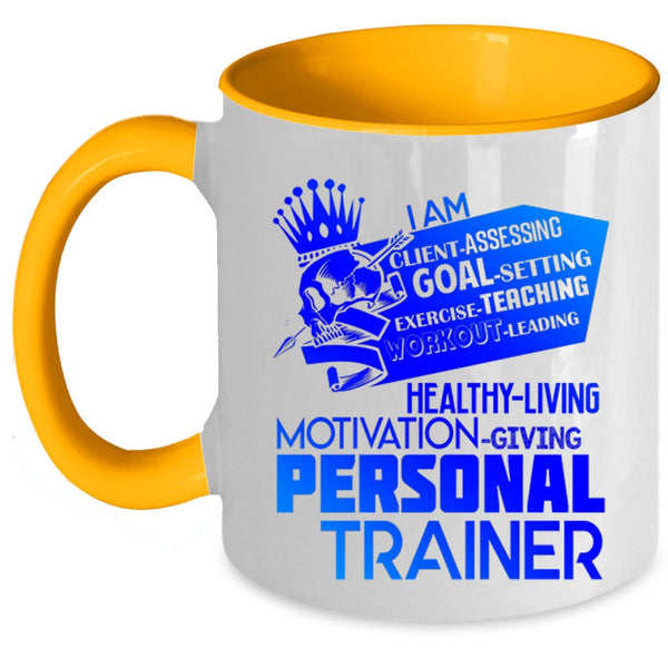 Cute Gift For Personal Trainer Coffee Mug, I Am Personal Trainer Accent Mug