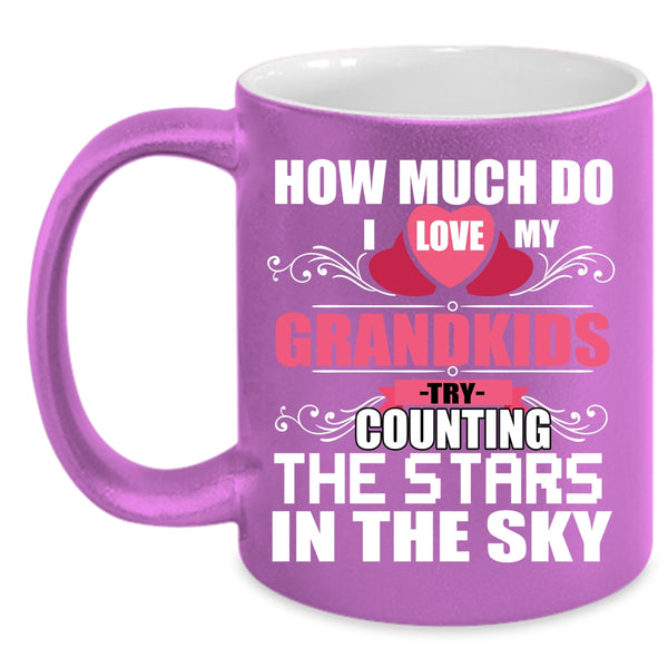 I Love My Grandkids Coffee Mug, Counting The Stars In The Sky Coffee Cup