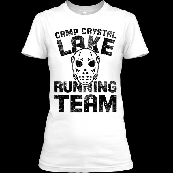 A black t-shirt with the shopify logo