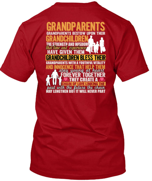 Grandparents Bestow Upon Their Grandchildren T Shirt, I Love Grandkid T Shirt