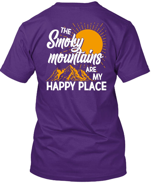 The Smoky Mountains Are My Happy Place T Shirt, My Favorite T Shirt