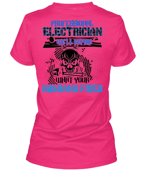 Professional Electrician T Shirt, I Love Electrician T Shirt