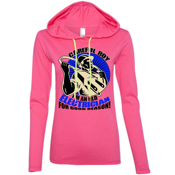 I'm An Old Electrician T Shirt, I Love Electrician T Shirt, Awesome T-Shirts