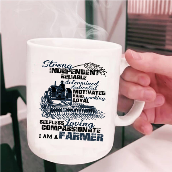 Cute Gift For Farmer Coffee Mug, I Am A Farmer Cup