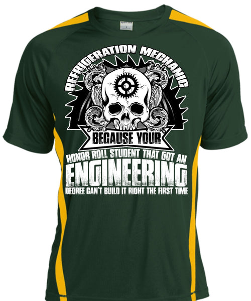 Refrigeration Mechanic T Shirt, Engineering Degree T Shirt, Cool Shirt