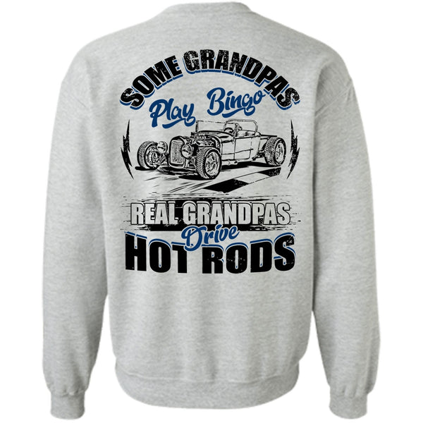 I Love Trucker T Shirt, Real Grandpas Drive Hot Rod Sweatshirt