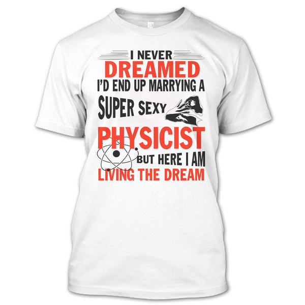 A black t-shirt with the shopify logo