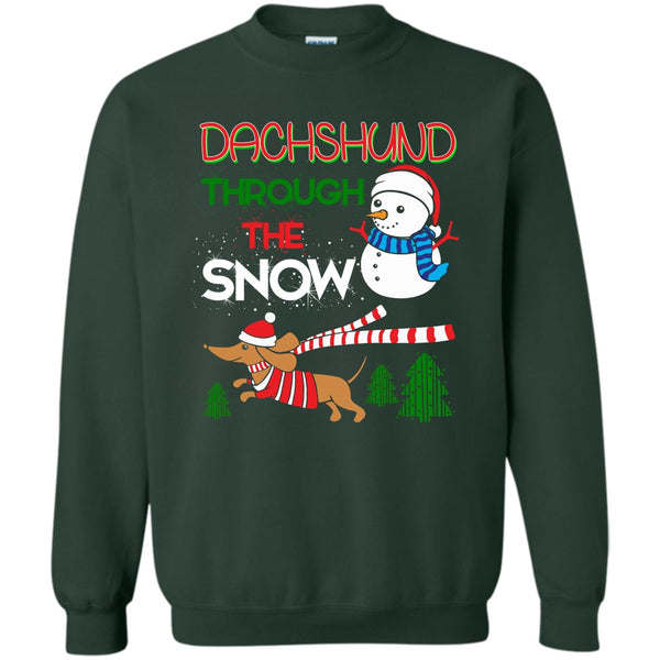 Coolest Merry Christmas T Shirt, Funny Dachshund Sweatshirt