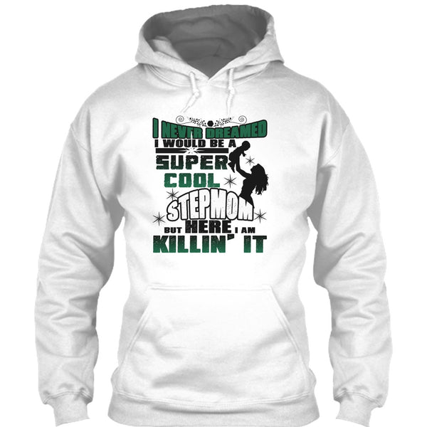 A black t-shirt with the shopify logo