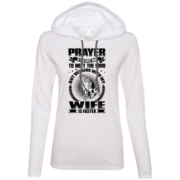 A black t-shirt with the shopify logo