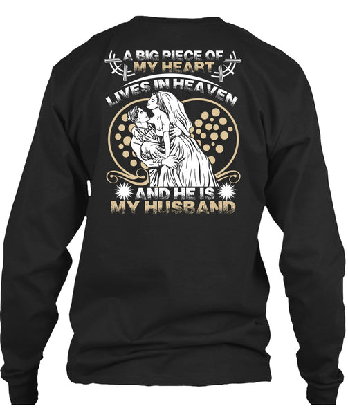 He Is My Husband T Shirt, Lives In Heaven T Shirt