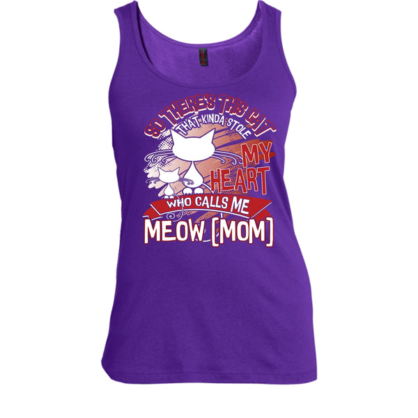 Never Underestimate T Shirt, Who Calls Me Meow Mom Tank Top