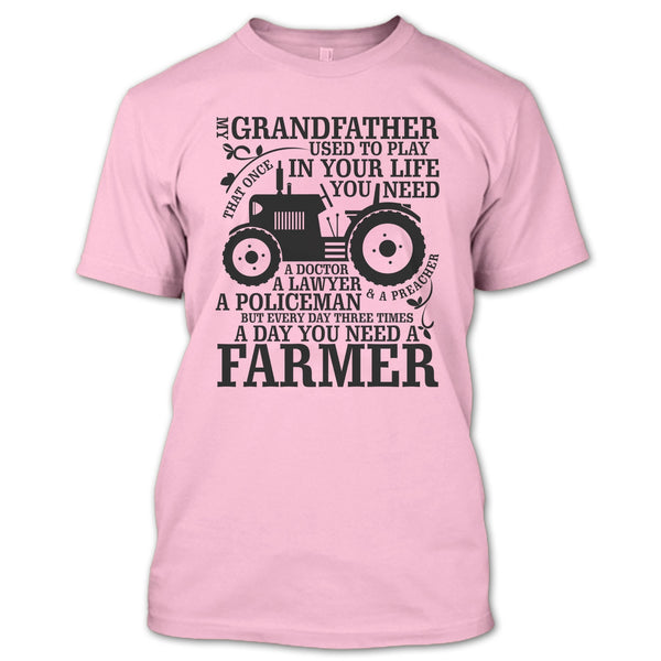 My Grandfather T Shirt, Farming Grandfather T Shirt