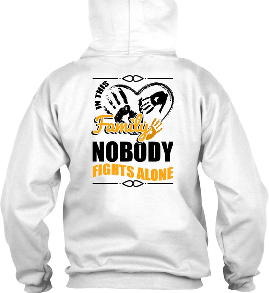 In This Family Nobody Fights Alone T Shirt, I Love Mom T Shirt