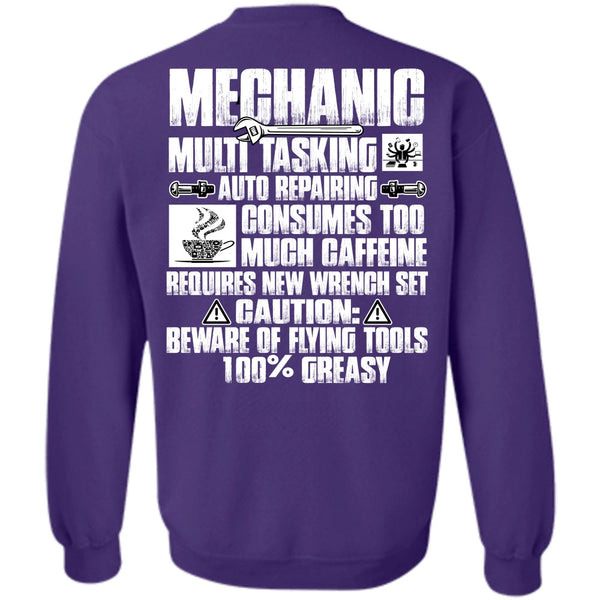 Much Caffeine T Shirt, I Love Mechanic Sweatshirt