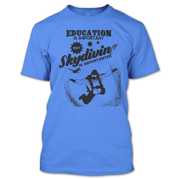 A black t-shirt with the shopify logo