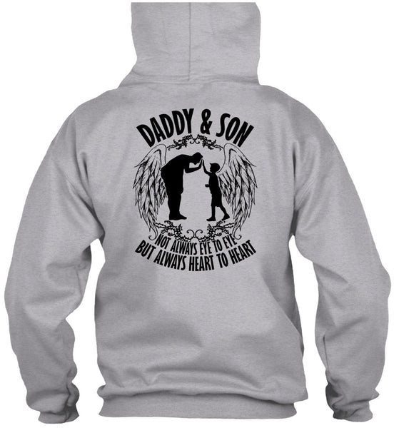 Daddy And Son Not Always Eye To Eye T Shirt, I Love Papa T Shirt