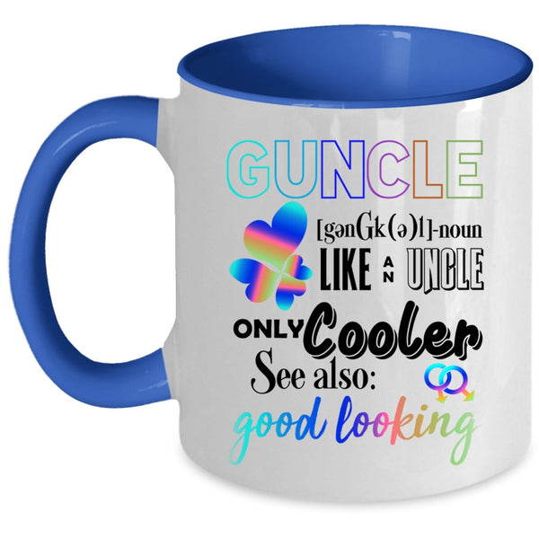 Like An Uncle Only Cooler Coffee Mug, Guncle Accent Mug
