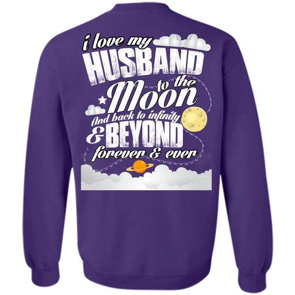 Being A Husband T Shirt, Moon And Back Sweatshirt