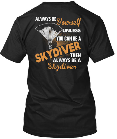 A black t-shirt with the shopify logo