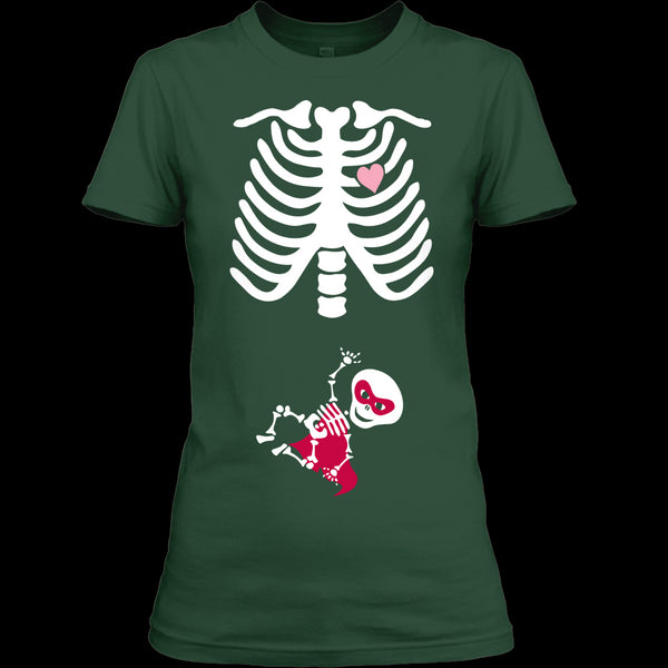 A black t-shirt with the shopify logo