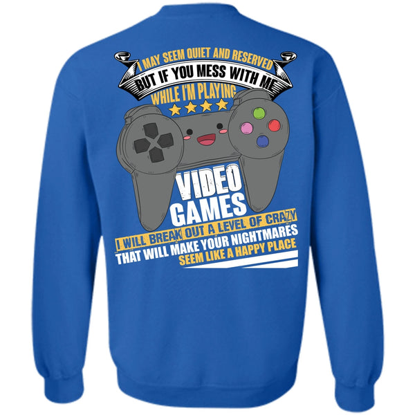 Like A Happy Place T Shirt, I Love Gaming Sweatshirt