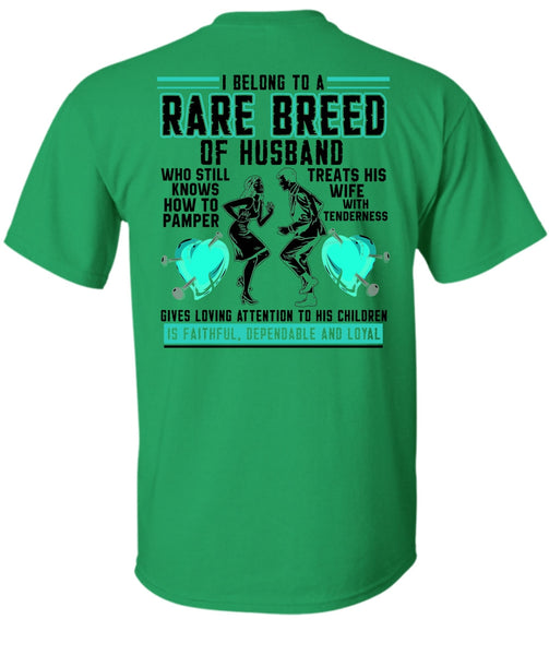 Rare Breed Of Husband T Shirt, I Love Husband T Shirt