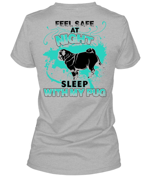 Sleep With My Pug T Shirt, I Love Pug T Shirt