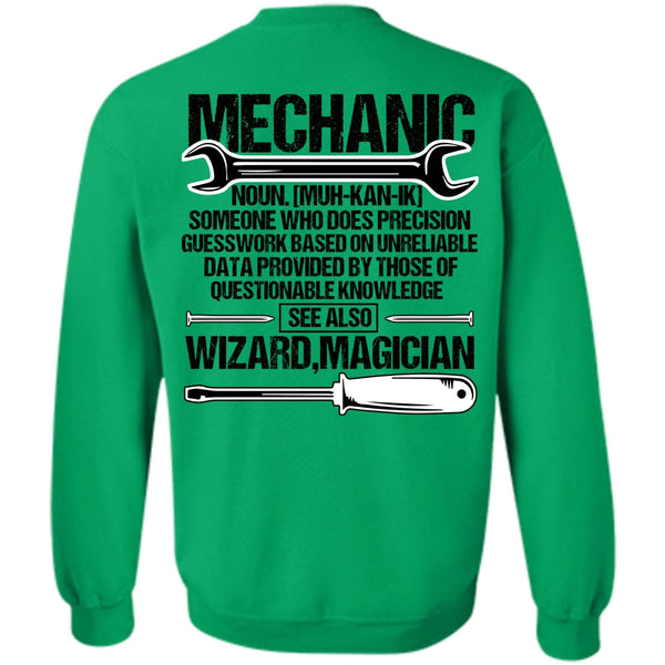 I Love Mechanic T Shirt, Does Precision Guesswork Sweatshirt