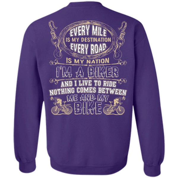 I'm A Biker T Shirt, I Love Biker Sweatshirt