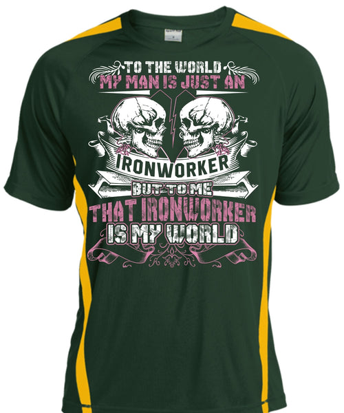 My Man Is Just An Ironworker T Shirt, Being An Ironworker T Shirt, Cool Shirt