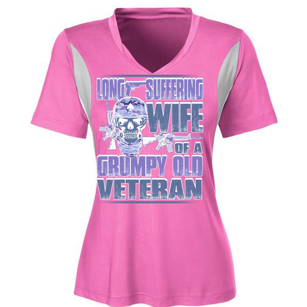 Long Suffering Wife T Shirt, I Love Veteran T Shirt, Awesome T-Shirts