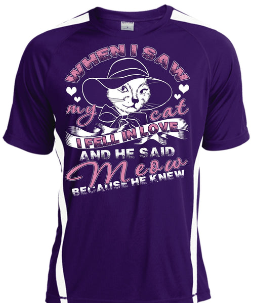 He Said Meow T Shirt, I Saw My Cat T Shirt, Cool Shirt