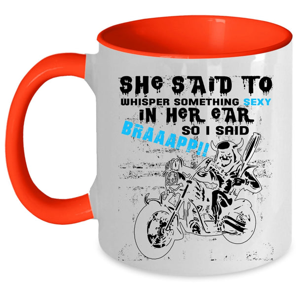 Cool Gift For My Daughter Coffee Mug, Awesome Motorcycles Accent Mug