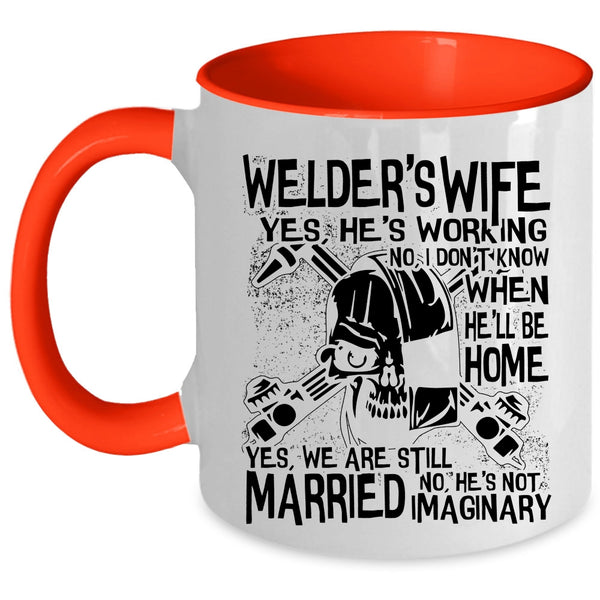 Cool Welder's Wife Coffee Mug, Welder's Wife Accent Mug