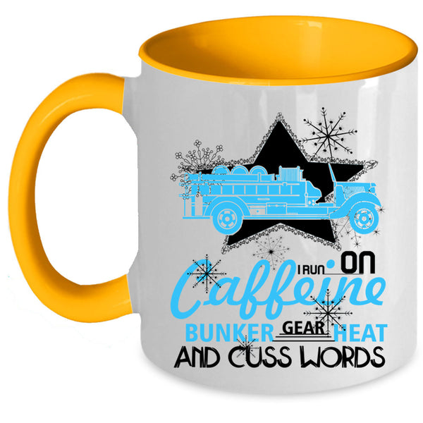 Christmas Gift For Fireman Coffee Mug, Cute Firefighter Accent Mug