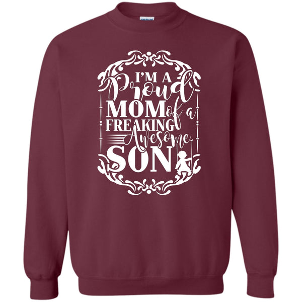 Freaking Awesome Son T Shirt, Coolest Mom Sweatshirt