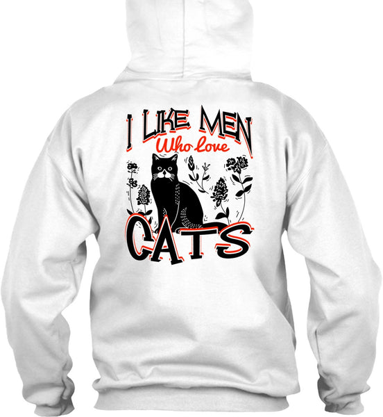 I Like Men Who Love Cats T Shirt, I Love Cats T Shirt