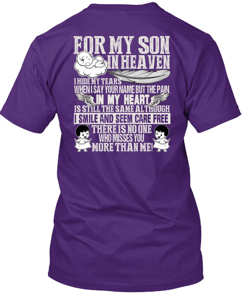 For My Son In Heaven T Shirt, Pain In My Heart T Shirt
