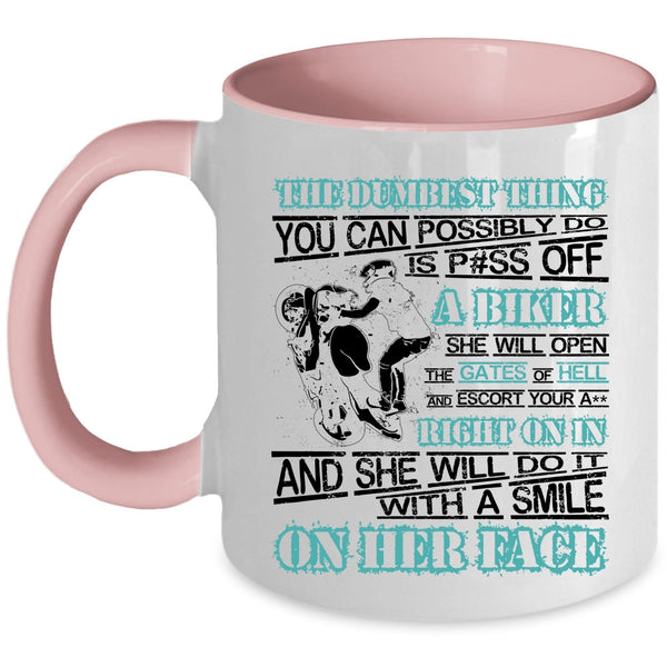 I'm A Biker Coffee Mug, It's My Calling My Way Of Life Accent Mug
