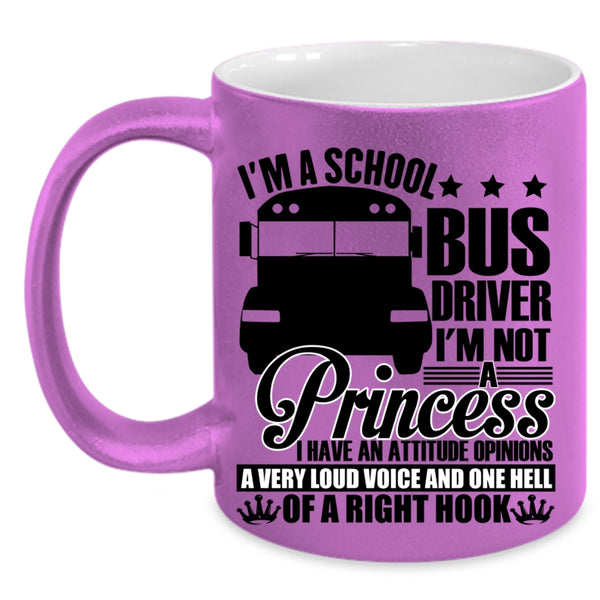 Funny Gift For Driver Coffee Mug, I'm A School Bus Driver Accent Mug
