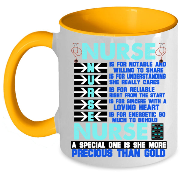 Awesome Gift For Nurse Coffee Mug, Nurse Accent Mug
