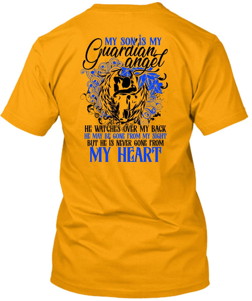 My Son Is My Guardian Angel T Shirt, I Love Son T Shirt