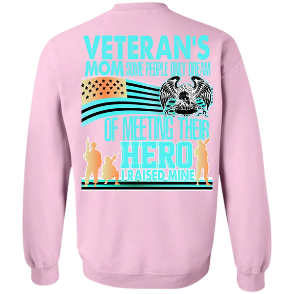 I Love Veteran T Shirt, Veteran's Mom Sweatshirt