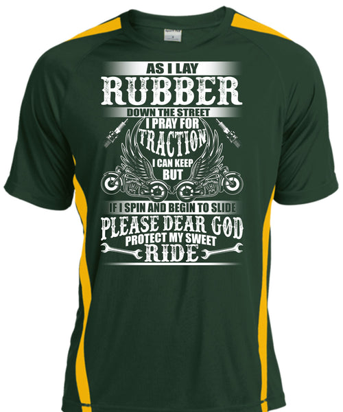 God Protect My Sweet Ride T Shirt, I Lay Rubber T Shirt, Cool Shirt