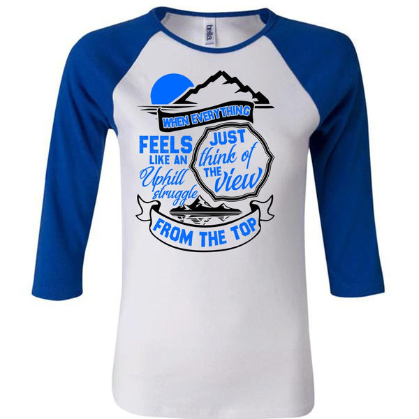 Just Think Of The View T Shirt, I Love Hiking T Shirt, Awesome T-Shirts