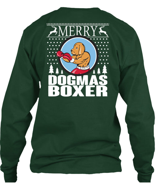 Merry Dogmas Boxer T Shirt, This Girl Loves Christmas T Shirt