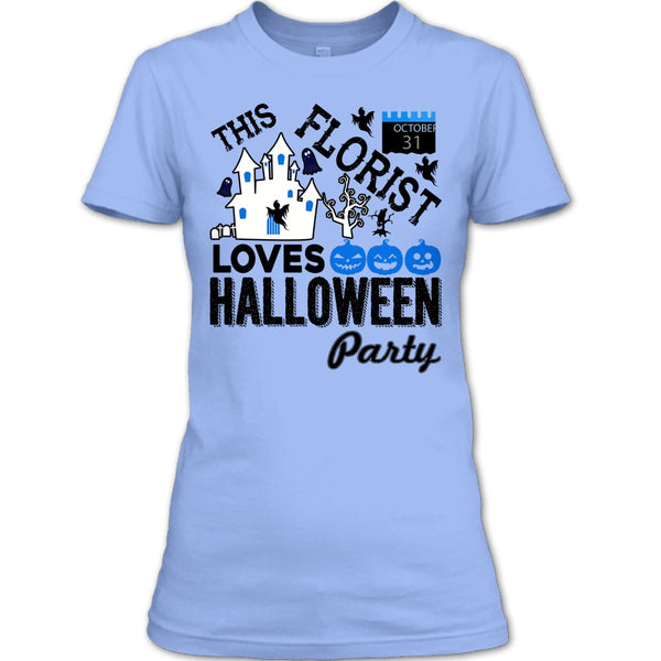 Halloween T Shirt, Cool Florist T Shirt